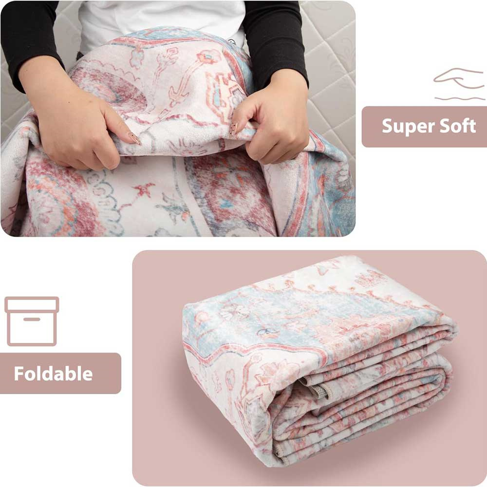 Vintage Washable and Folding Non Slip Super Soft Area Rug (5)