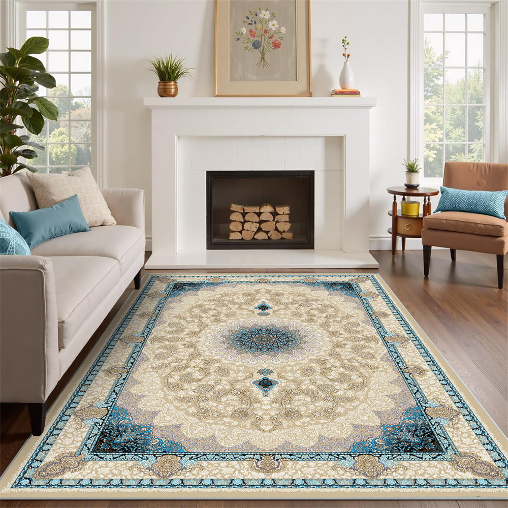 Soft Flannel Carpet with TPR Backing Non Slip Wash04.jpg