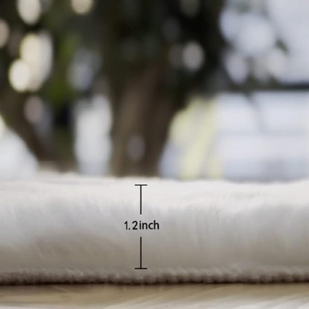 Faux Rabbit Fur Carpets Super Soft Non-Slip Backing (5)